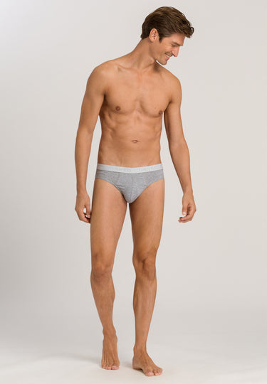 73075 Cotton Essentials Briefs 2-Pack - 1961 Light Melange